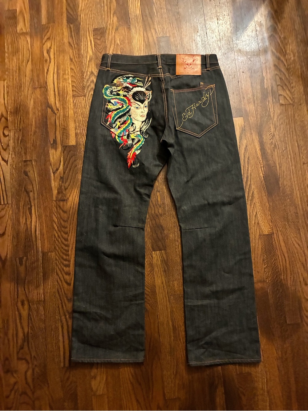Vintage ed hardy jeans size 36x34